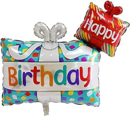 Balão Foil Prenda Happy Birthday