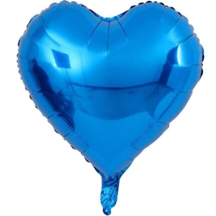 Balão Foil Coração Azul