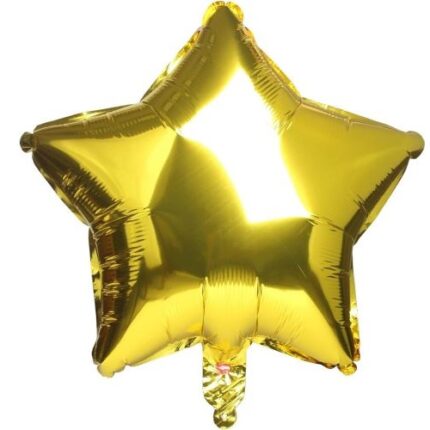 Balão Foil Estrela Dourada