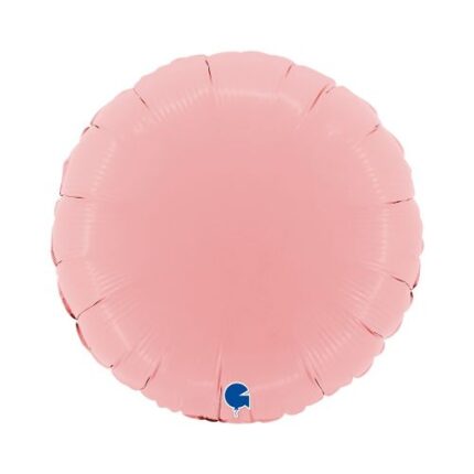 Balão Foil Redondo Rosa Pastel