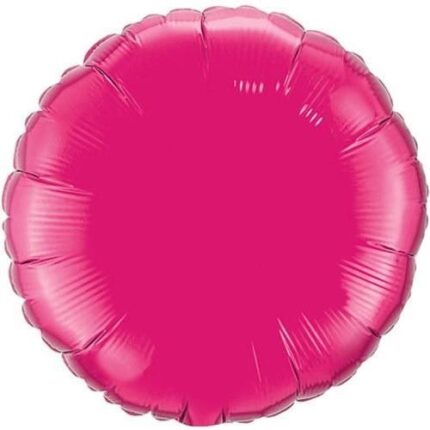 Balão Foil Redondo Rosa Fuschia