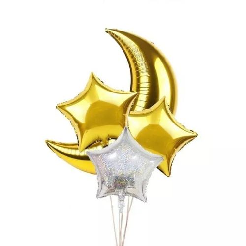 bouquet-baloes-foil-estrelas-e-lua-dourado