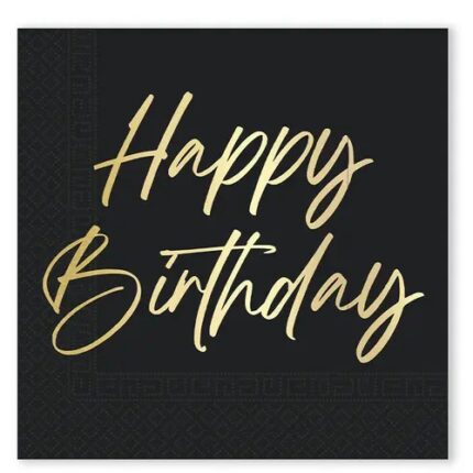 Guardanapos Happy Birthday