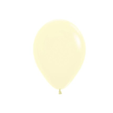 Sempertex - Balões Látex 5" Pastel Mate Amarillo