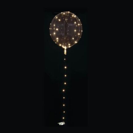 Balão Bubble c/ Luz Led Amarela