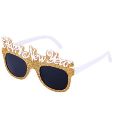 Óculos Dourados Happy New Year