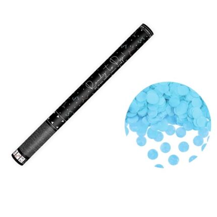 Lançador Confetes Azuis