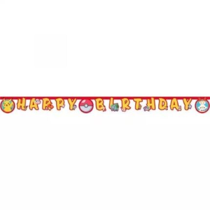 Banner Happy Birthday Pokémon