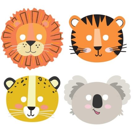 Máscaras Animais Selva