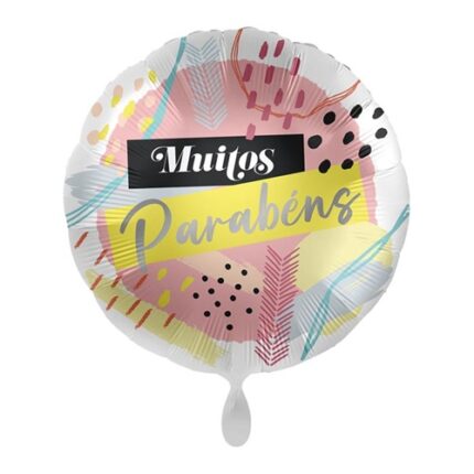 Balão Foil Muitos Parabéns