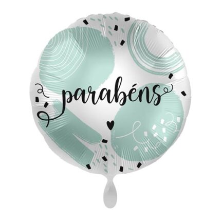 Balão Foil Verde Parabéns